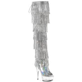 Pleaser Delight 3017Hg Rsf Silver Holo Pu Platform Shoes